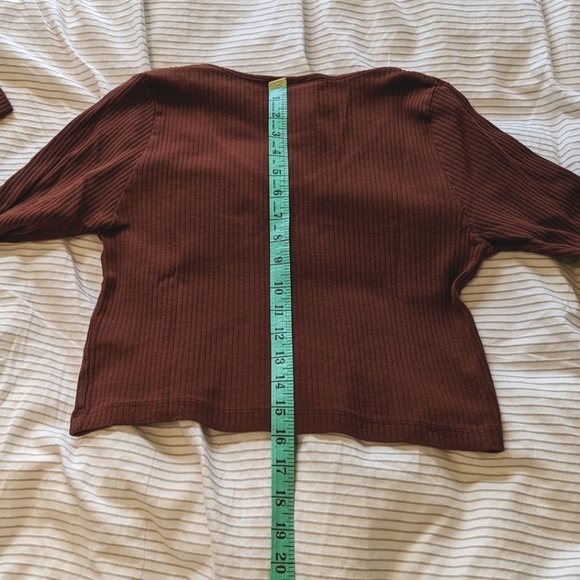 Topshop long sleeve crop top - Picture 6 of 6